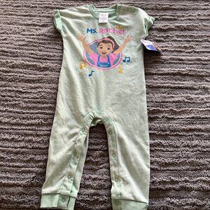 TODDLER GIRL'S MS. RACHEL MINT GREEN S/S ONE PIECE OUTFIT-24 MONTHS-NWT!